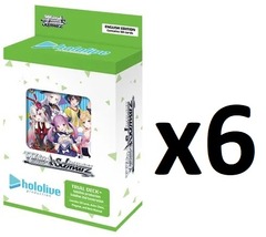 Weiss Schwarz hololive production 2nd Generation Trial Deck+ DISPLAY Box (6 Decks)